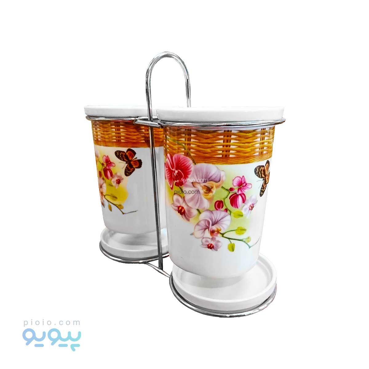 جاقاشقی دو قلو گلدار