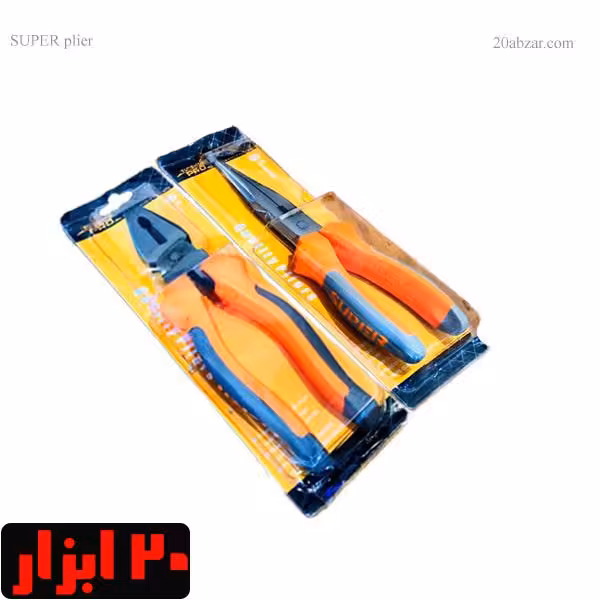 مجموعه دو عددی انبردست و دم باریک سایز 8 اینچ