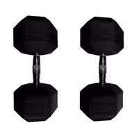 دمبل بدنسازی شش ضلعی وزن 25 کیلوگرم بسته 2 عددی