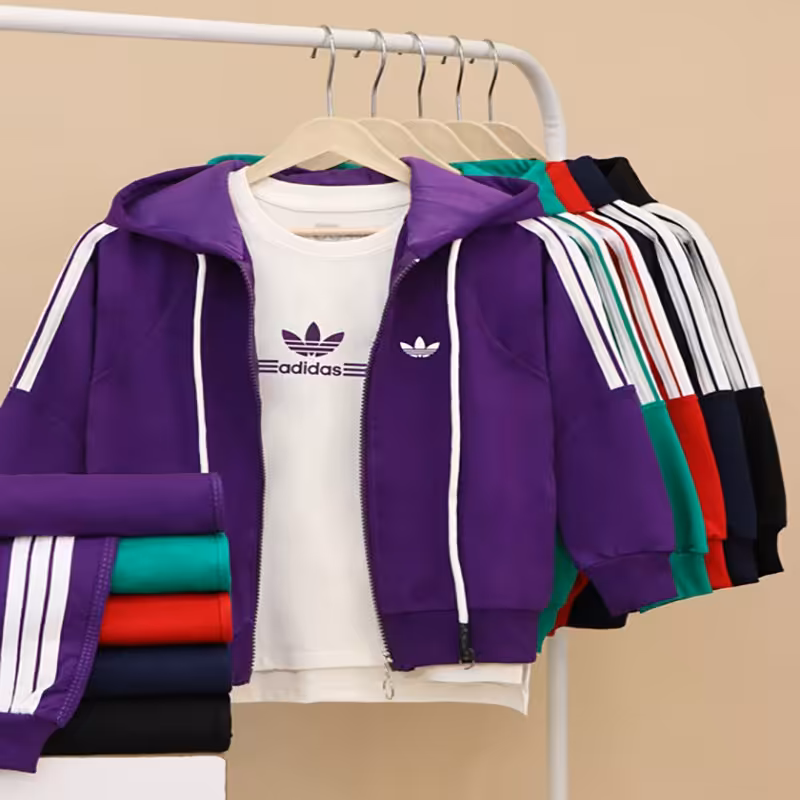 سه تیکه آدیداس  سویشرت شلوار تیشرت   (19824)