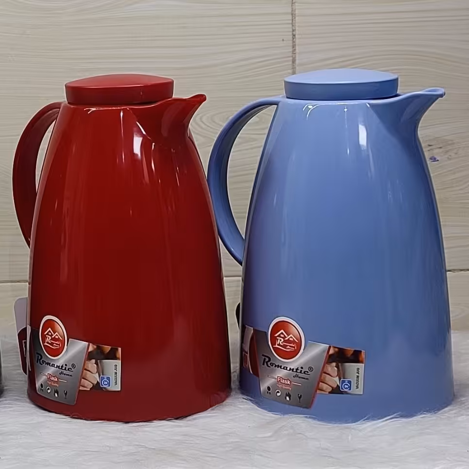 فلاکس دو لیتری با کیفیت و شیشه صورتی با رنگبندی مختلف 