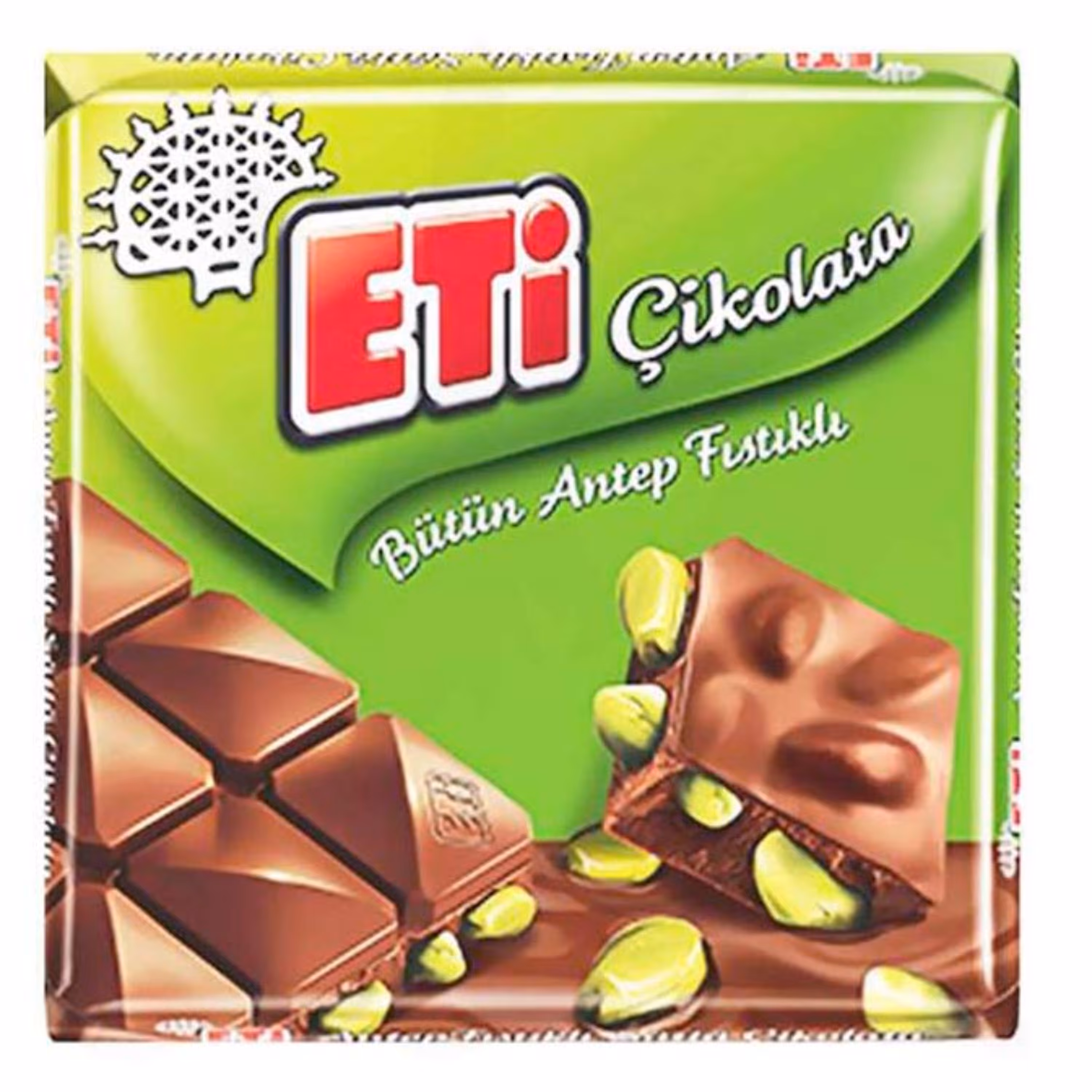 اتی کارام پسته ای ترکیه با مغز پسته 70 گرمی اتی Eti