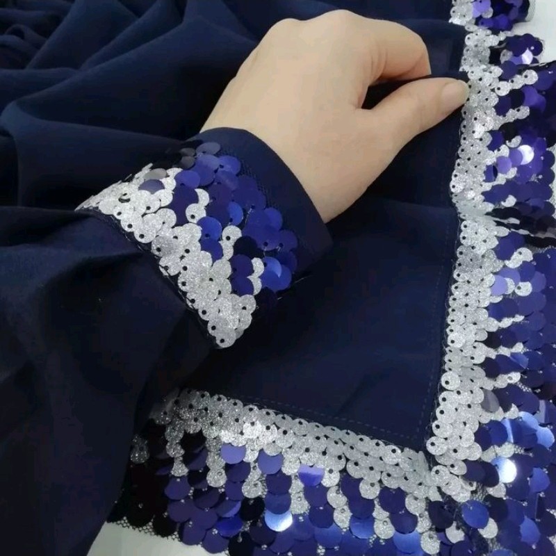 ست روسری و ساق دست کاربنی خوشرنگ