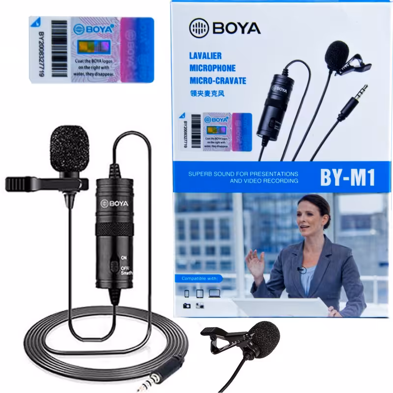 میکروفون یقه ای بویا مدل  M1                                     Boya BY -M1 microphone