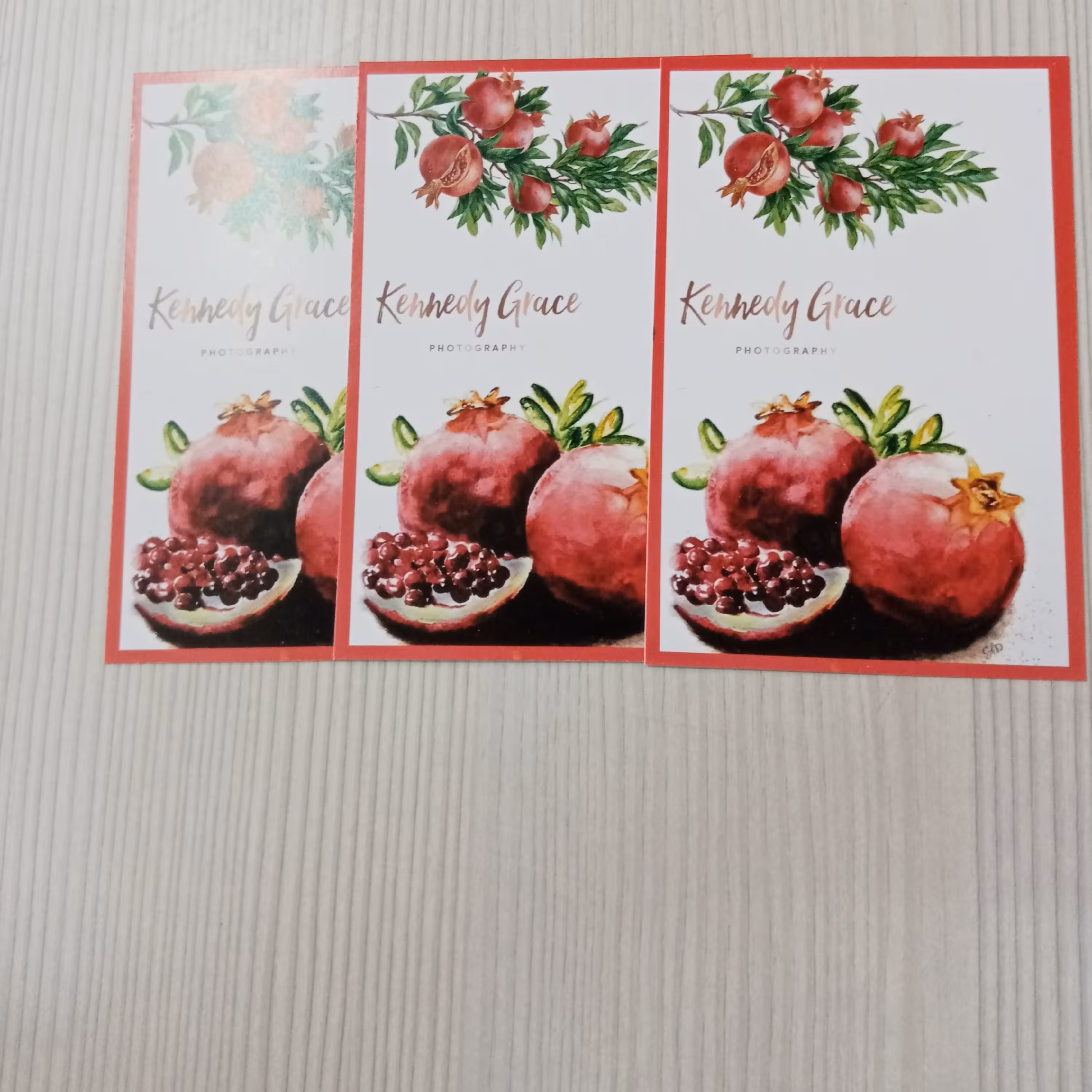 کارت گیفت طرح  انار بزرگ(شماره 1 ) بسته 50 عددی