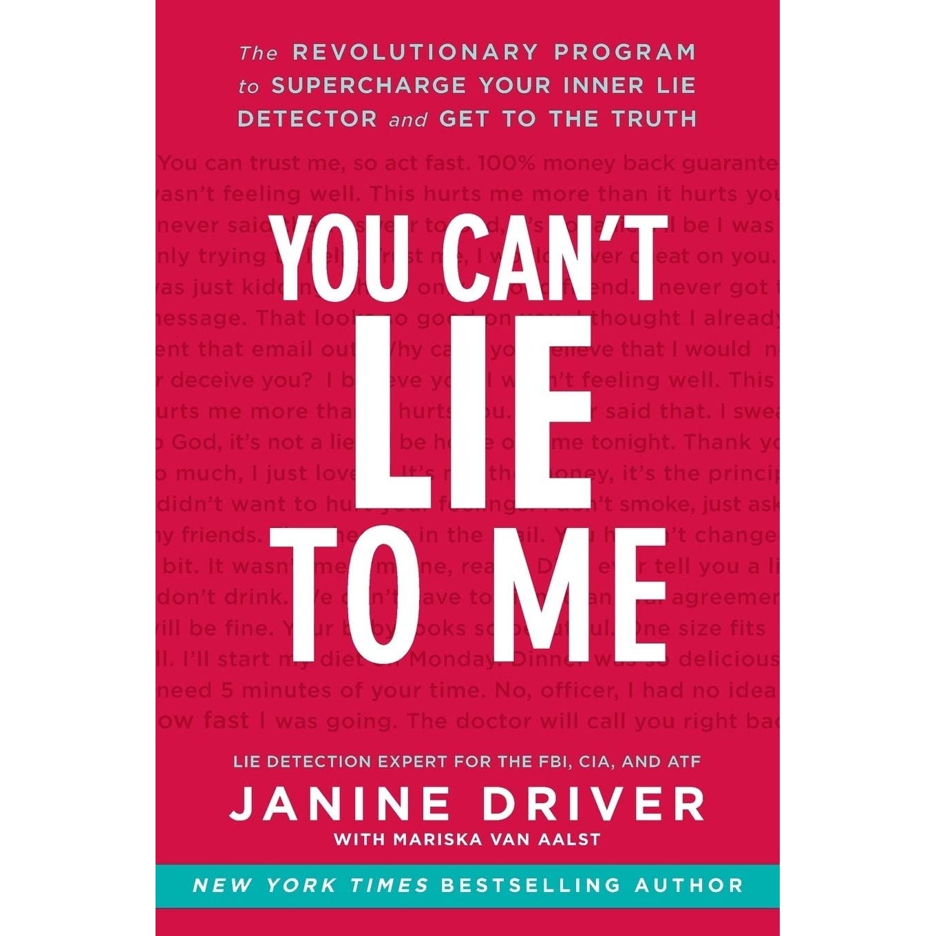 کتاب زبان اصلی You Cant Lie to Me اثر Janine Driver and Mariska van Aalst