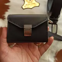 جاکارتی مردانه آکاردئونی شیک چرم طبیعی
