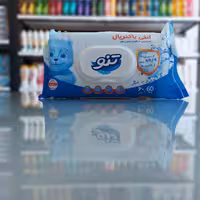 تنو دستمال مرطوب آنتی باکتریال بدون عطر 60 عددی