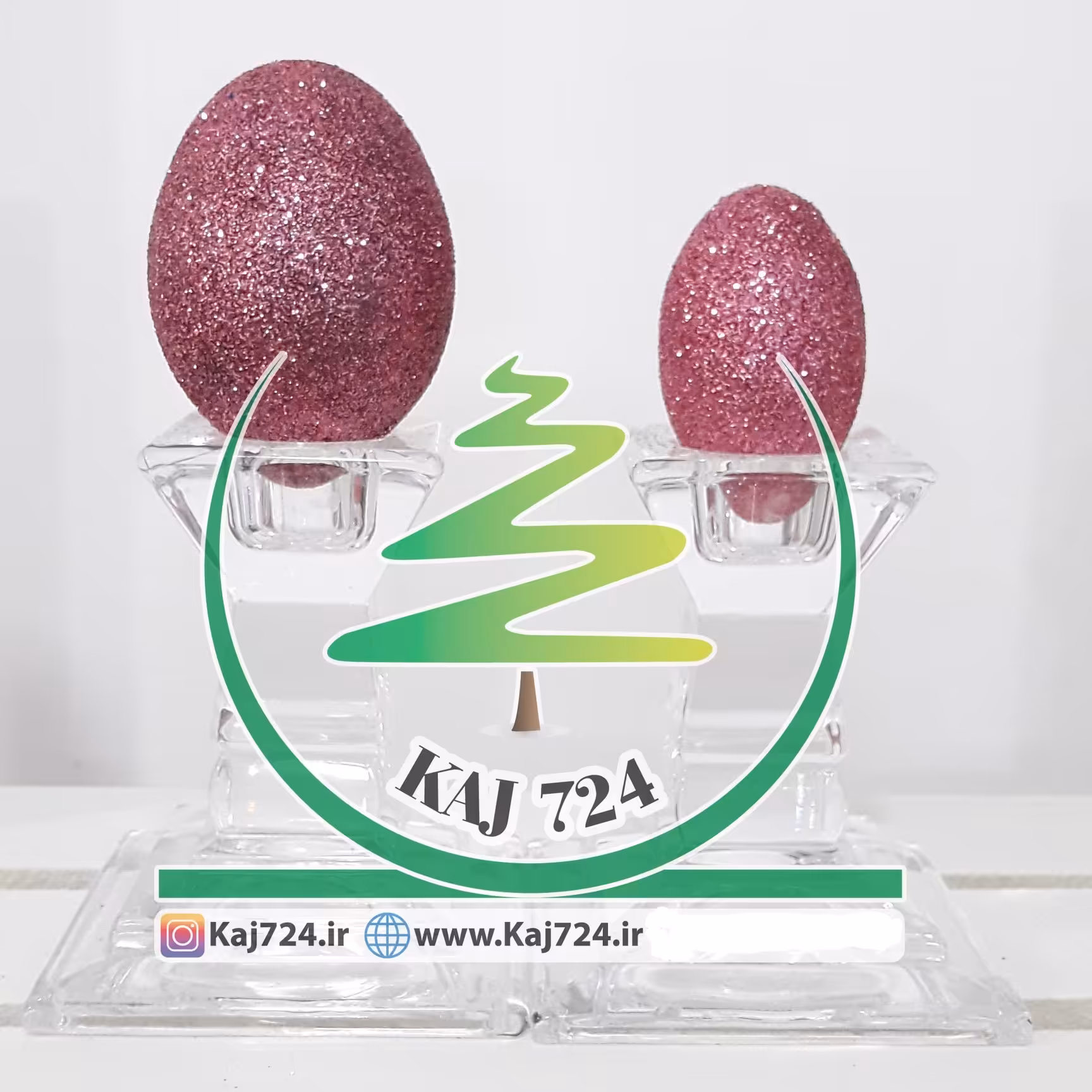  پک  15 عددی تخم مرغ رنگی کالباسی آبی اکلیلی تزیینی دکوری مناسب هفت سین