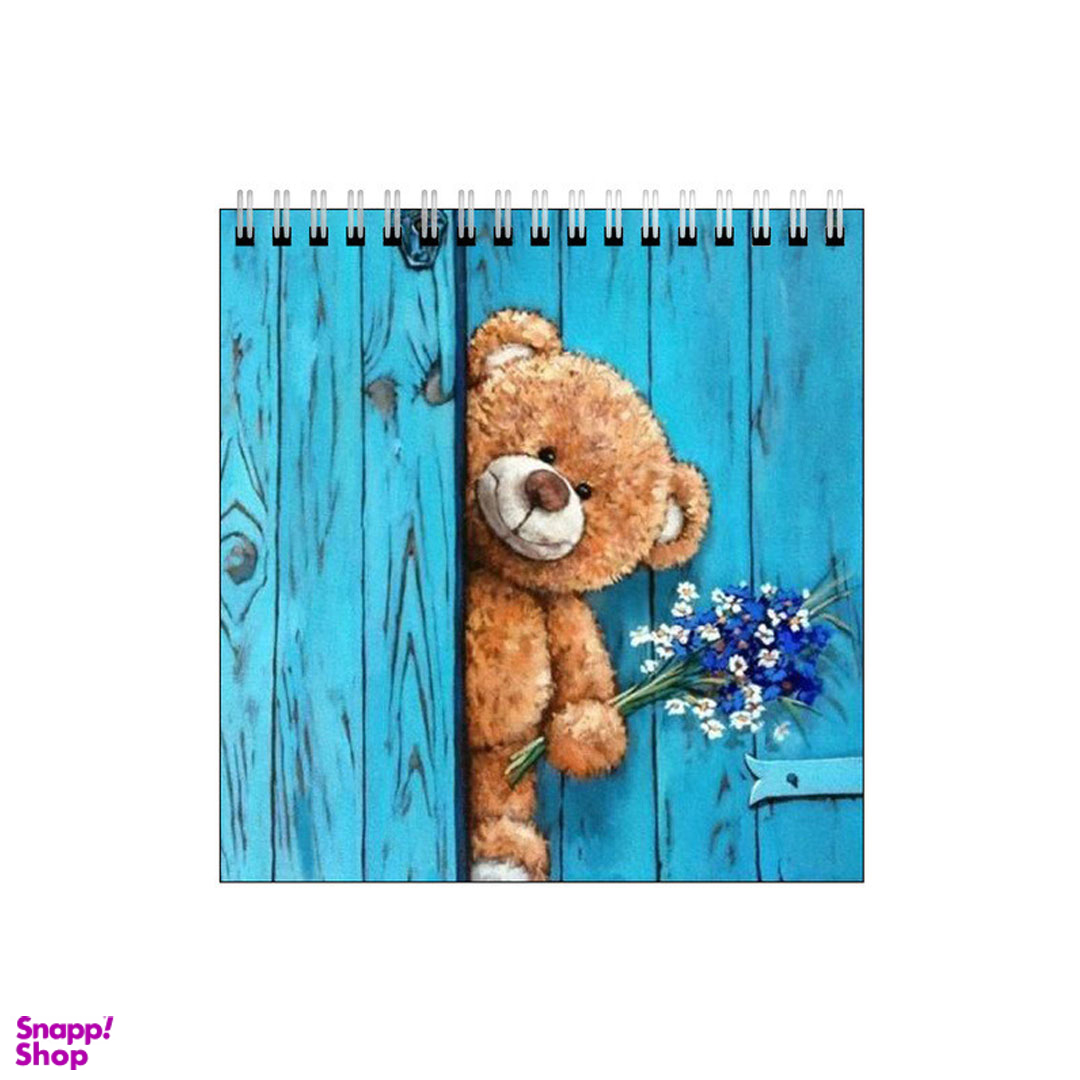 دفتر طراحی بامبیلیپ طرح خرس و دسته گل کد 4954687