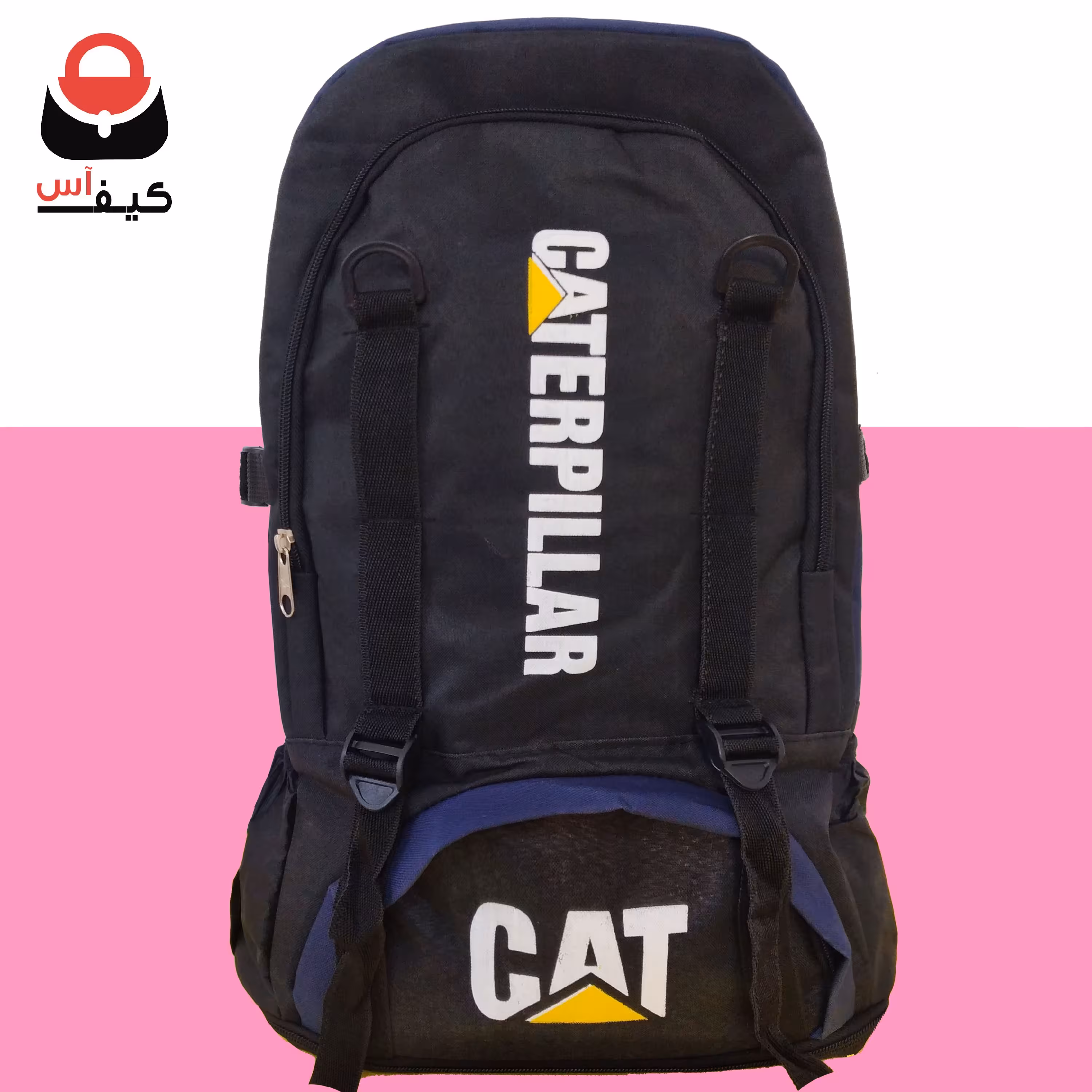 کوله پشتی گردشی کت سایز بزرگ برزنتی ب قابلیت تغییر ابعاد