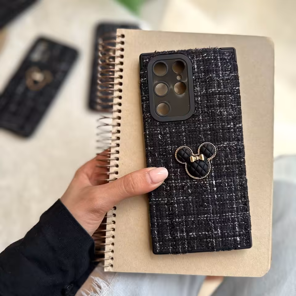 قاب گوشی میکی شنل پارچه ای آیفون سامسونگ شیائومی 