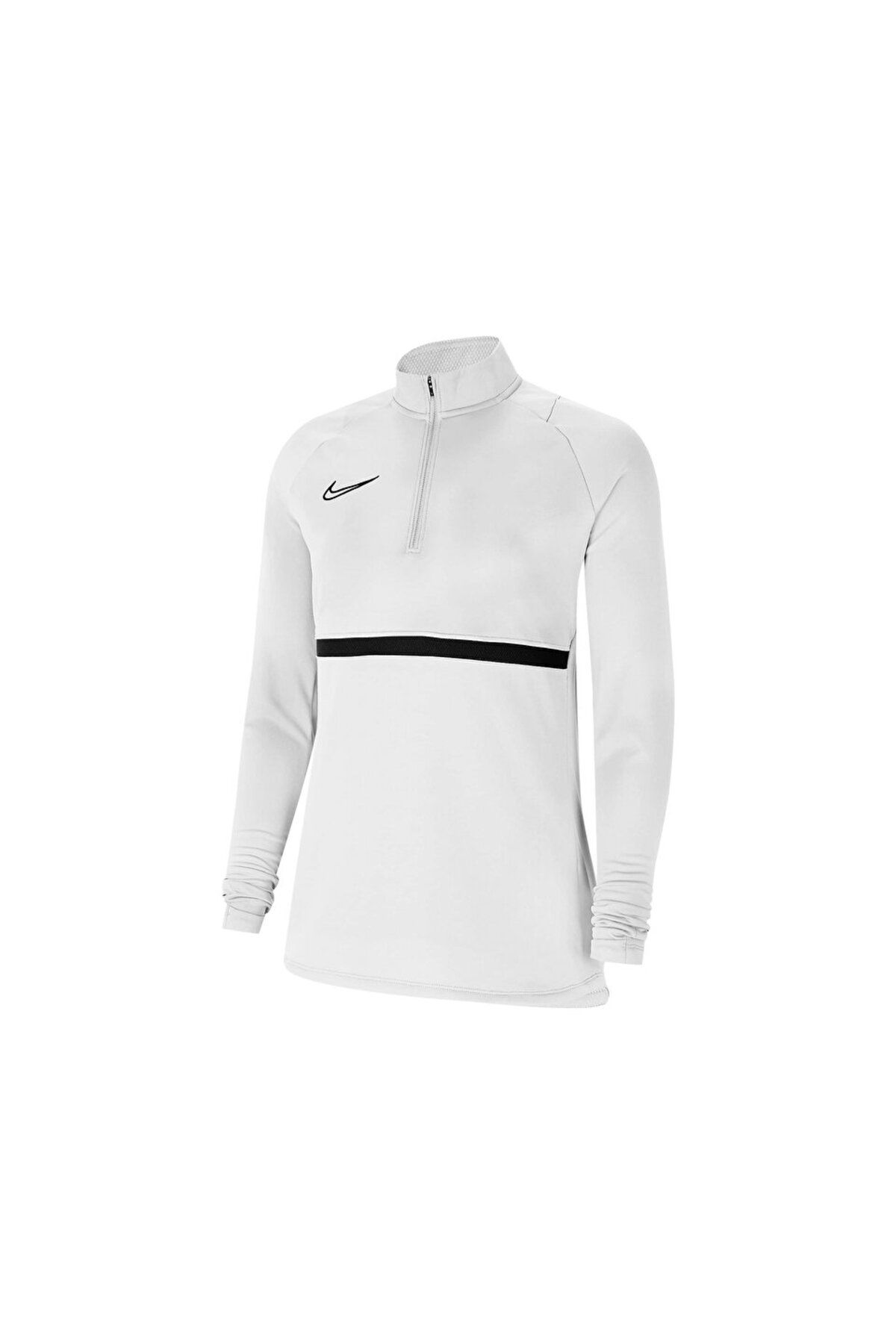 تی شرت سفید زنانه آستین بلند آموزش W NK DF DRIL TOP 100 Nike