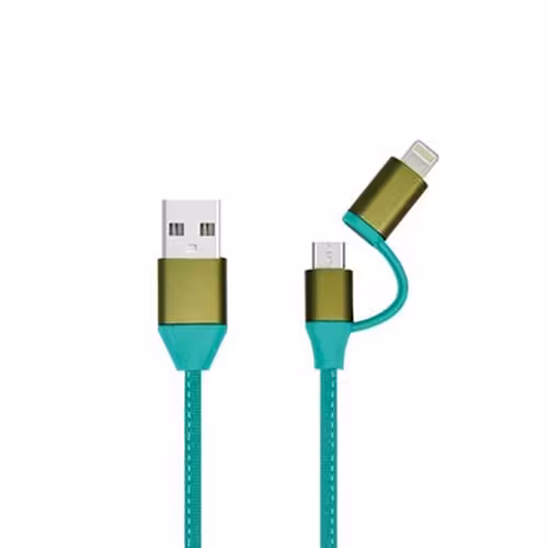 کابل USB به MicroUSB و لایتنینگ تسکو مدل A101 طول 1 متر