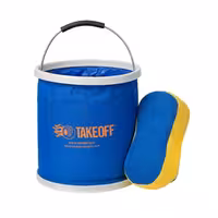 ست اسفنج و سطل تاشو با کیفیت عالی همراه با اسفنج