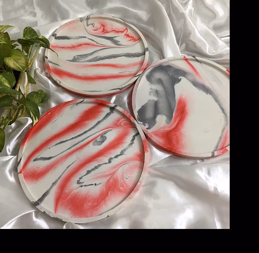 سینی دکوراتیو سایز بزرگ