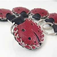 جاکلیدی چرم طبیعی