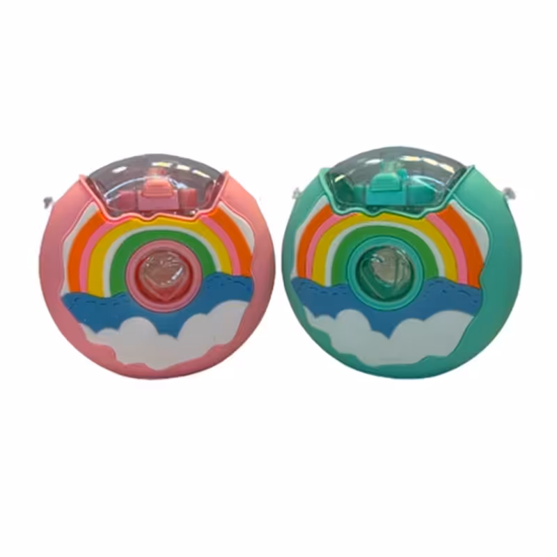 قمقمه گرد کودک طرح رنگین کمان