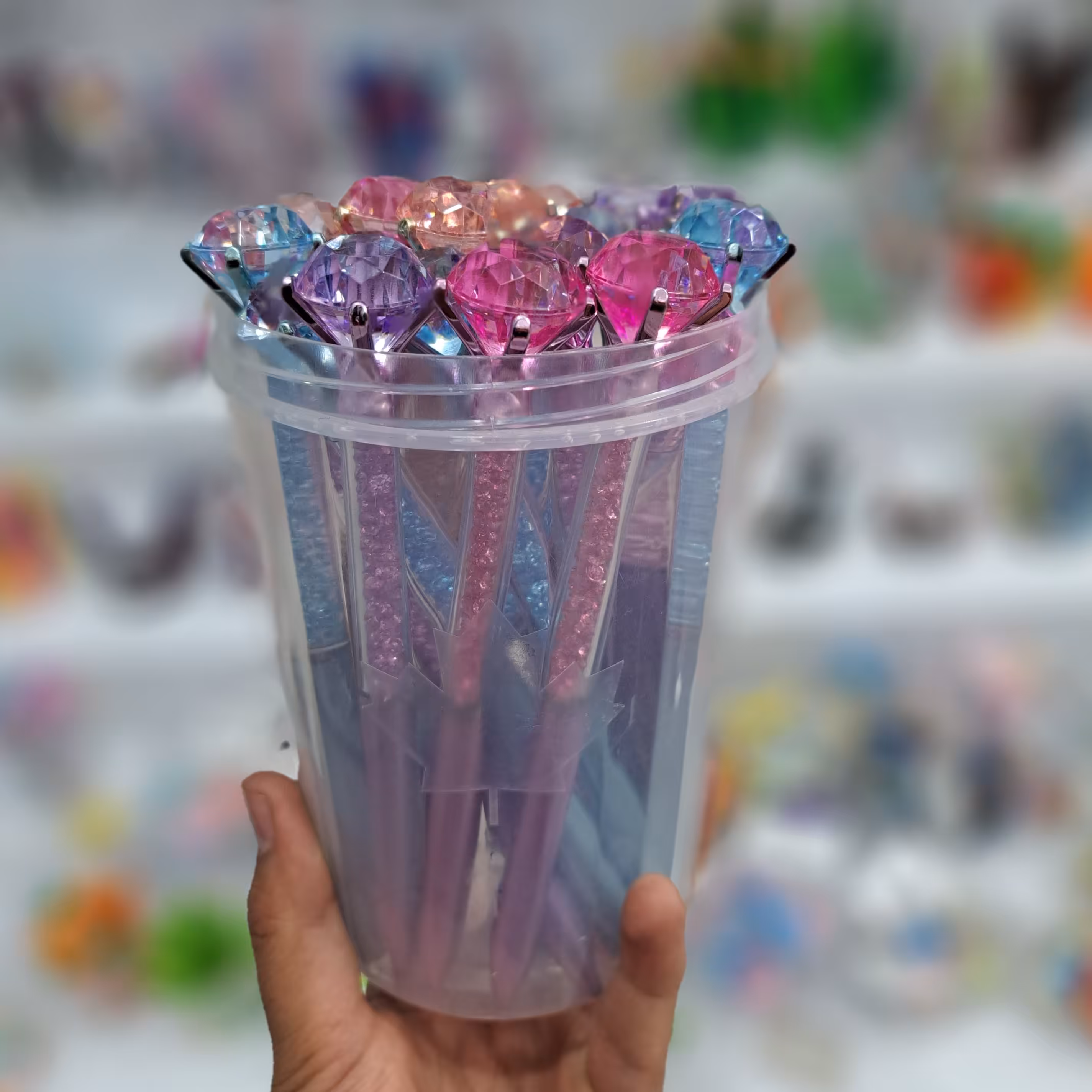 خودکار فانتزی طرح آکواریومی الماس