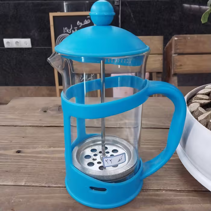 فرنچ پرس بزرگ آبی