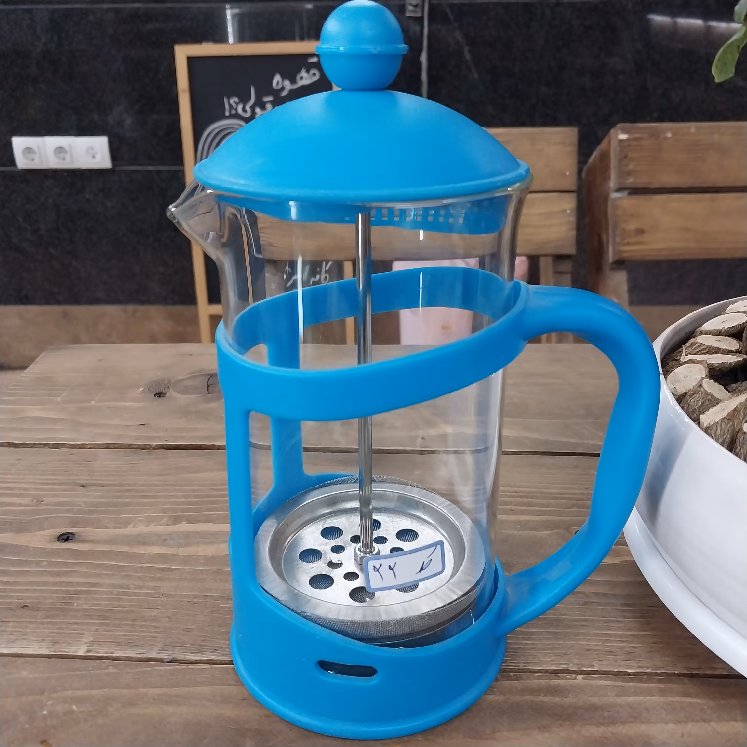 فرنچ پرس بزرگ آبی