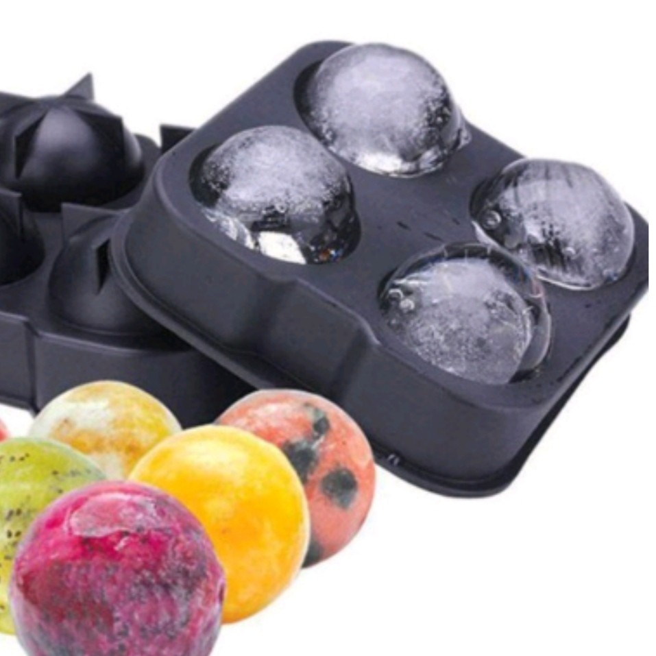 قالب شکیل ژله و یخ کروی برنا 4 عددی 