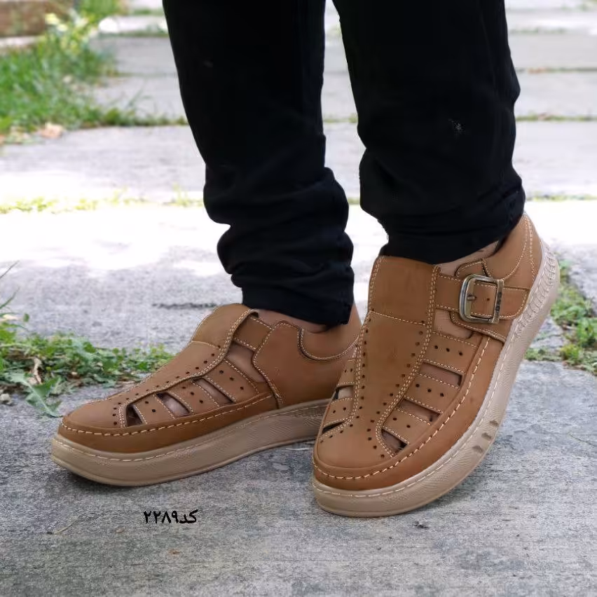 کفش تابستانه مردانه با کیفیت عالی دوردوخت زیره پیو نرم و خوش پا 3