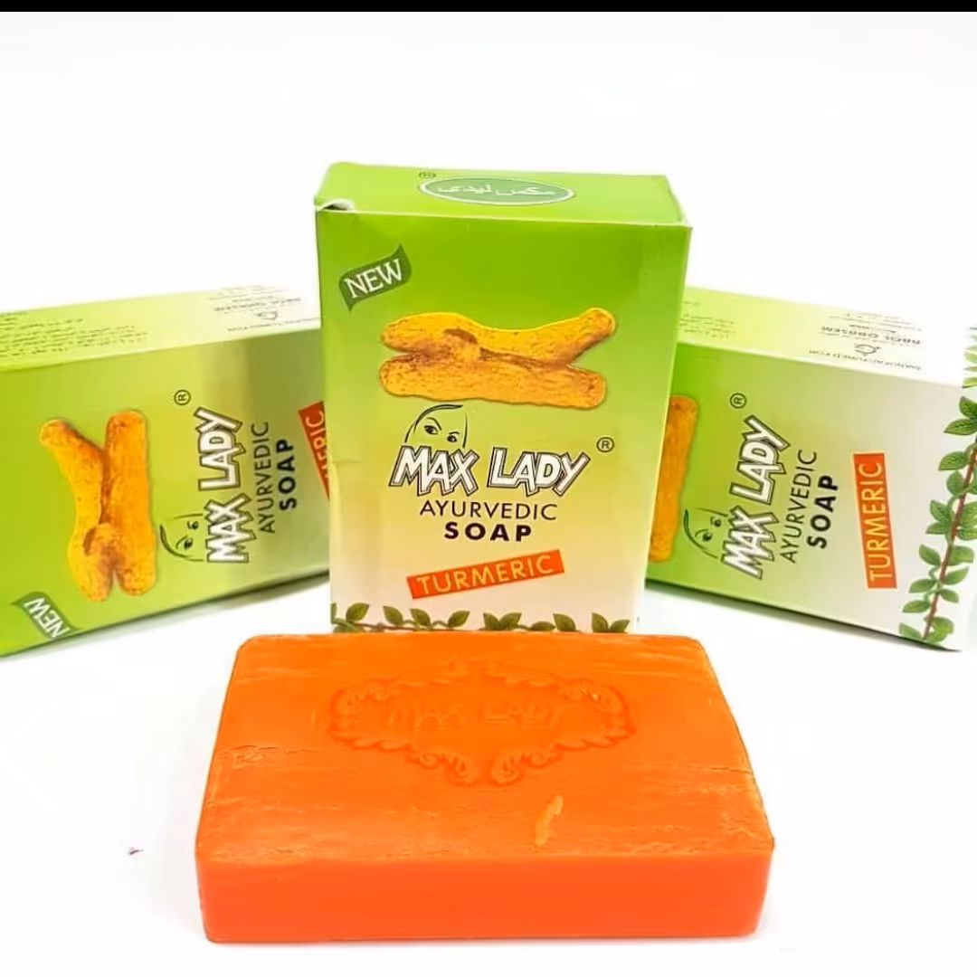 صابون زردچوبه مکس لیدی