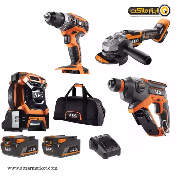 مجموعه جذاب آاگ شارژی مدل JP18H3-402 و رادیو BR18C-0