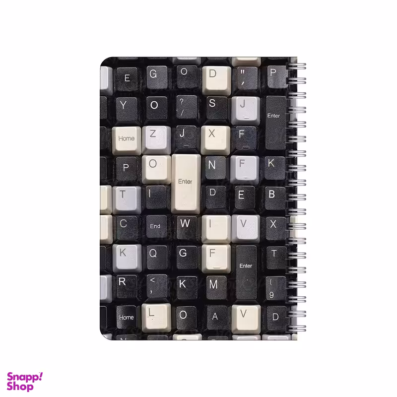 دفترچه یادداشت بامبیلیپ مدل چوبی طرح کیبورد کد 7997663