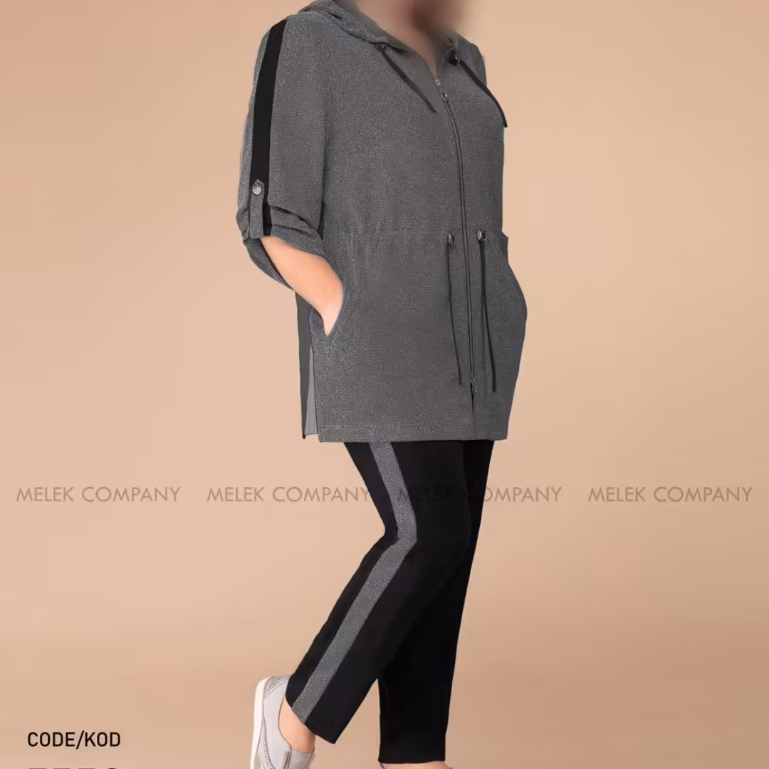 ست 7549 گلکسی ملانژ و غواصی کشی سه رنگ سایز بزرگ 44-60 ارسال رایگان 