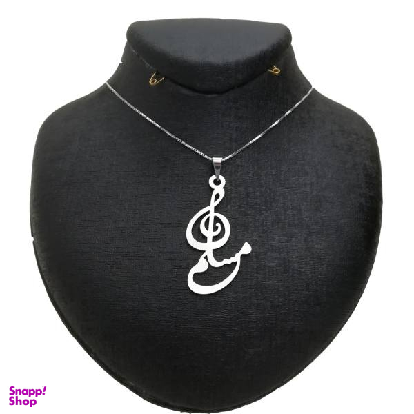 گردنبند نقره ترمه مدل اسم مسلم Termeh07