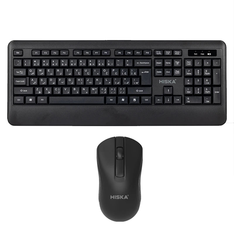 کیبورد و ماوس مدل MK15W هیسکا - فراز سیستم