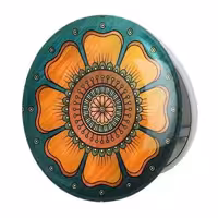 آینه جیبی خندالو طرح گل مدل تاشو کد 2227