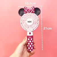 پنکه دسته دار میکی موس چراغدار