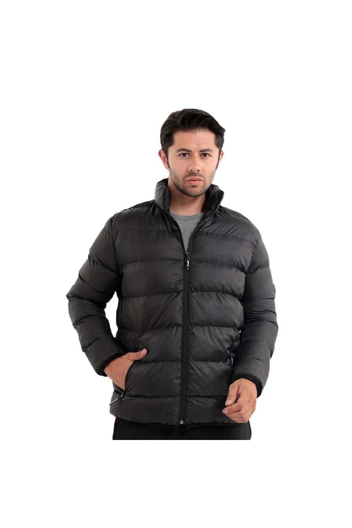 کاپشن ورزشی مشکی مردانه ندیم اول اورجینال Slazenger