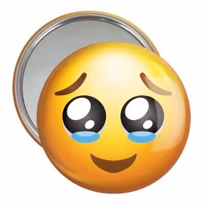 آینه جیبی خندالو مدل ایموجی کد 24656