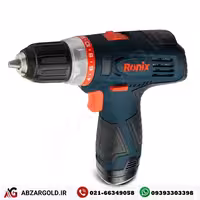 دریل پیچگوشتی شارژی 12 ولت لیتیوم رونیکس 8510