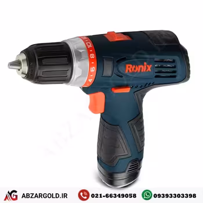 دریل پیچگوشتی شارژی 12 ولت لیتیوم رونیکس 8510