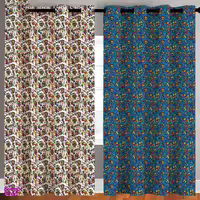 مجموعه 2 عددی پرده رنس مدل C31-50081 چند رنگ