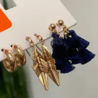 پک گوشواره زنانه وارداتی اکسسوری خاص برای کادو تولد کد89
