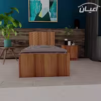 تخت خواب یک نفره اعیان مدل FH451 سایز 90x200 سانتی متر(هزینه ارسال پس کرایه)