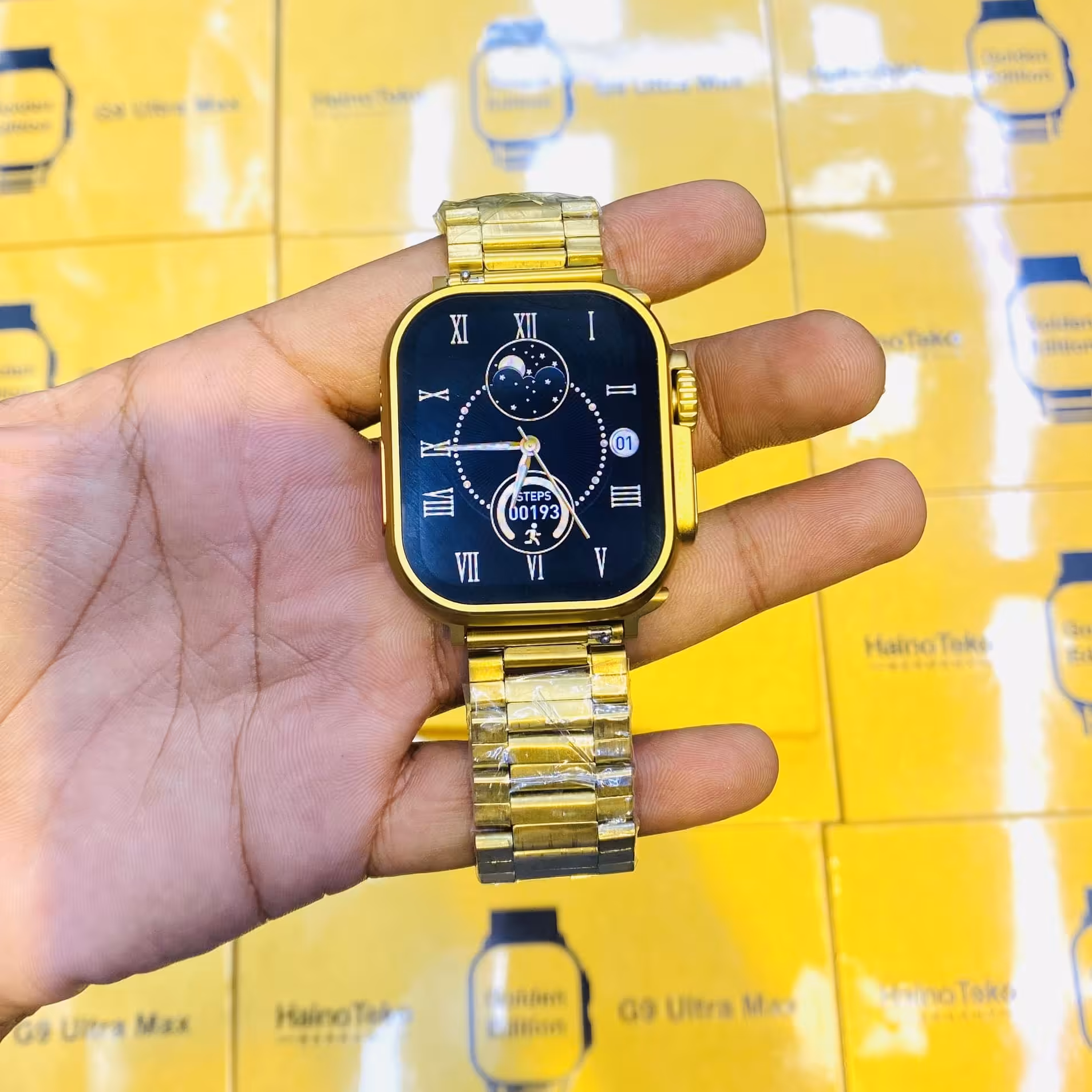 ساعت هوشمند هاینو تکو اورجینال مدل g9 ultra max با دو بند