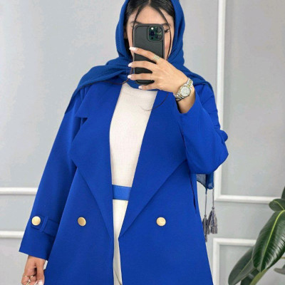 مانتو کتی زنانه کرپ مدل جنس مازراتی مدل نسترن 5869