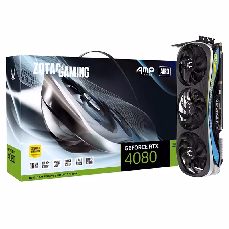 کارت گرافیک ZOTAC GAMING GeForce RTX 4080 SUPER AMP Extreme AIRO 16GB | آی تی هوم