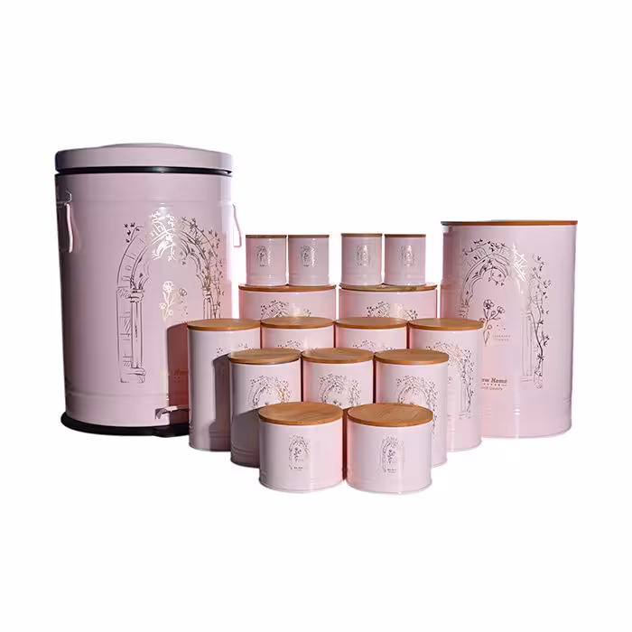 سرویس آشپزخانه 17 پارچه مدل طاق کسری نیوهوم