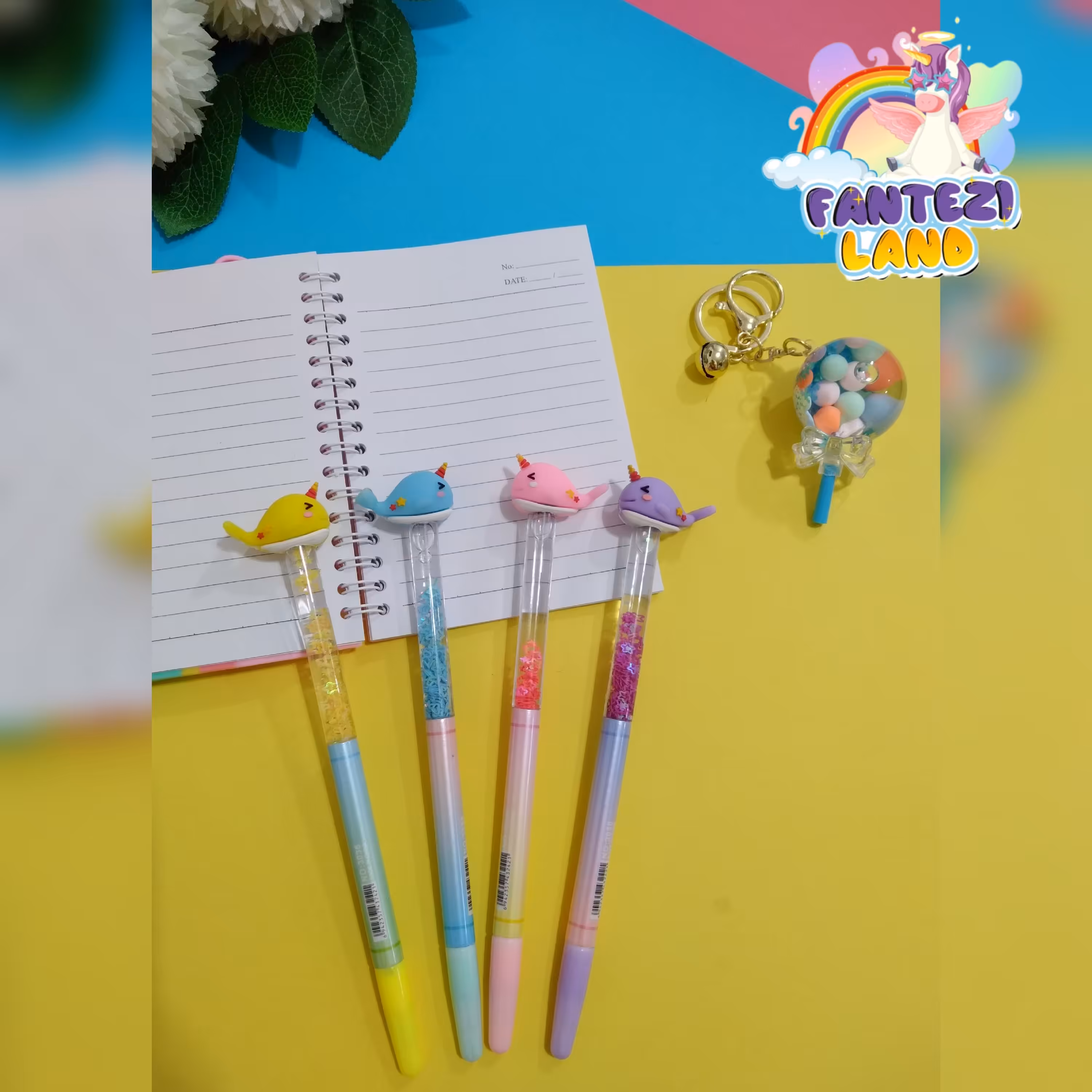 روان نویس فانتزی  آکواریومی طرح دلفین ( ماهی ) - خودکار