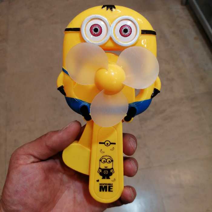 پنکه دستی اسباب بازی شخصیت مینیون