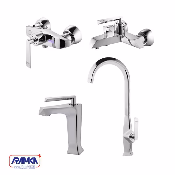 ست شیرآلات درخشان مدل برک