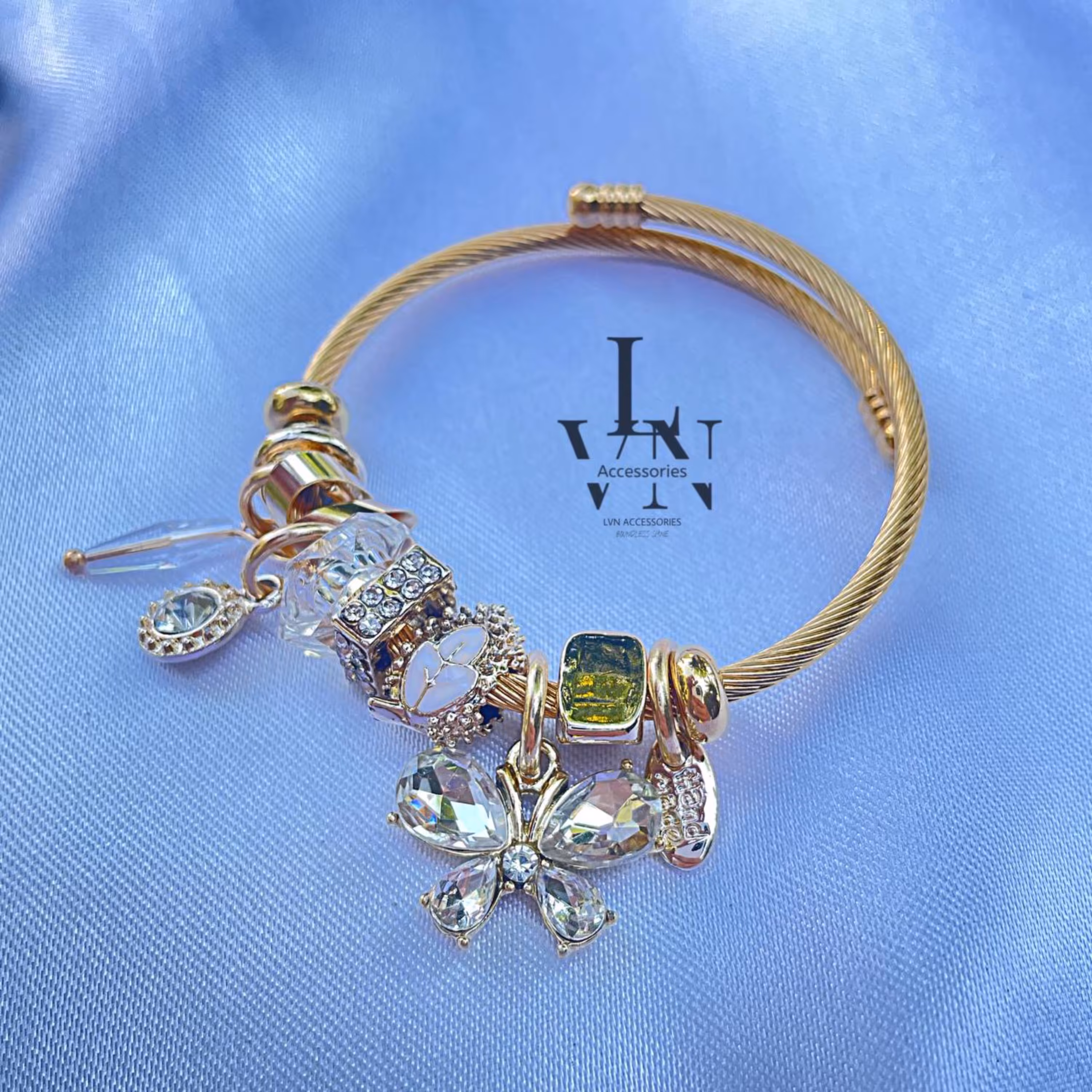 دستبند پاندورا طرح دار برند وای اس ایکس